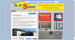 Desktop Screenshot of hp-schmid.com